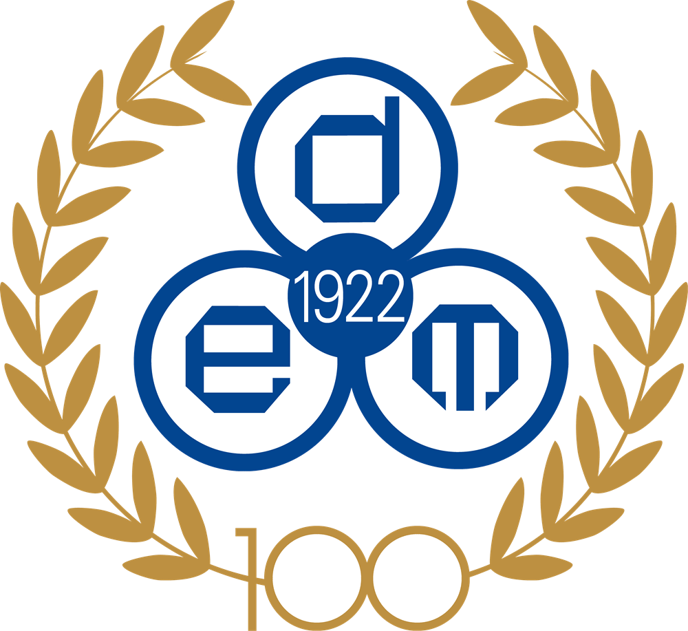 100 JAAR LOGO DEM