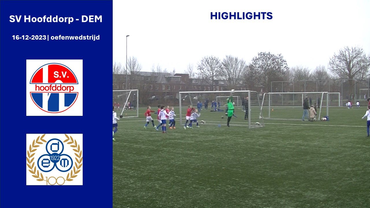 Highlights SV Hoofddorp - DEM